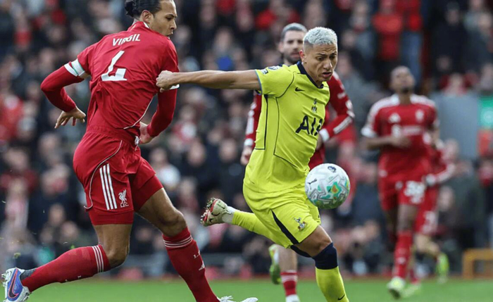 利物浦主场遭热刺绝平积分遭重创 创近6年主场领